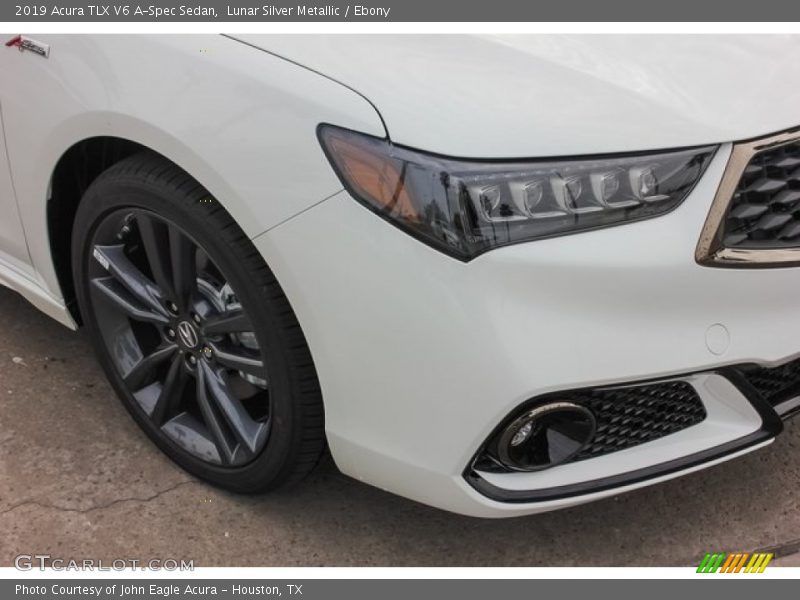 Lunar Silver Metallic / Ebony 2019 Acura TLX V6 A-Spec Sedan