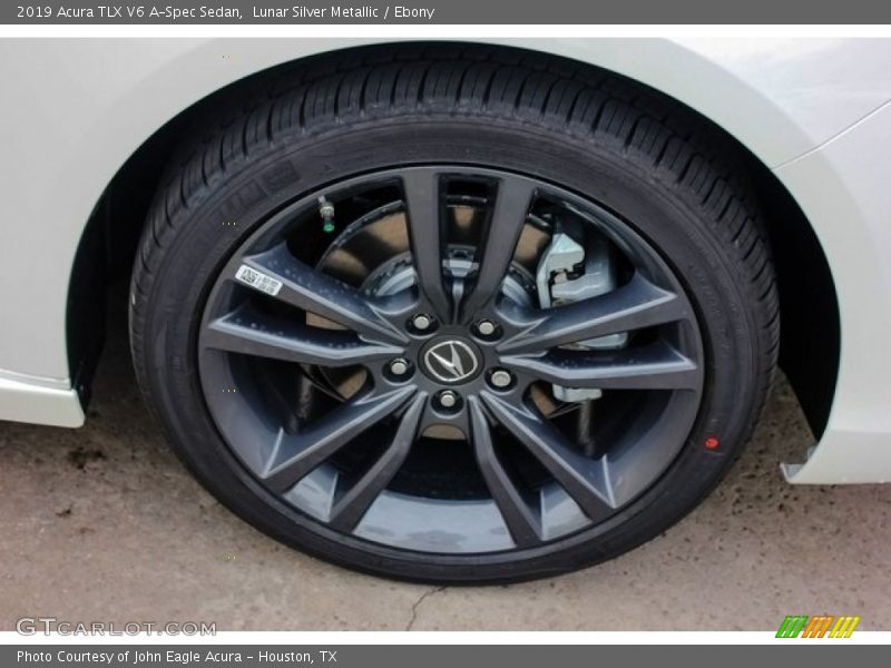 Lunar Silver Metallic / Ebony 2019 Acura TLX V6 A-Spec Sedan