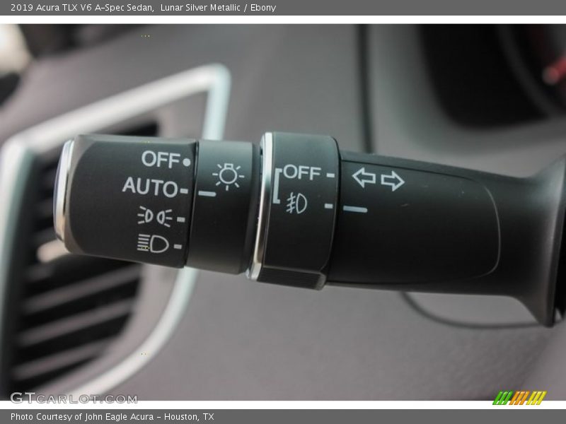 Lunar Silver Metallic / Ebony 2019 Acura TLX V6 A-Spec Sedan