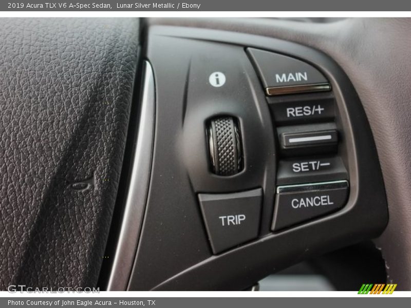 Lunar Silver Metallic / Ebony 2019 Acura TLX V6 A-Spec Sedan