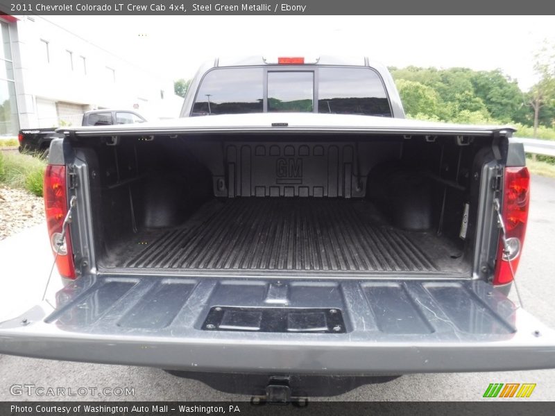 Steel Green Metallic / Ebony 2011 Chevrolet Colorado LT Crew Cab 4x4