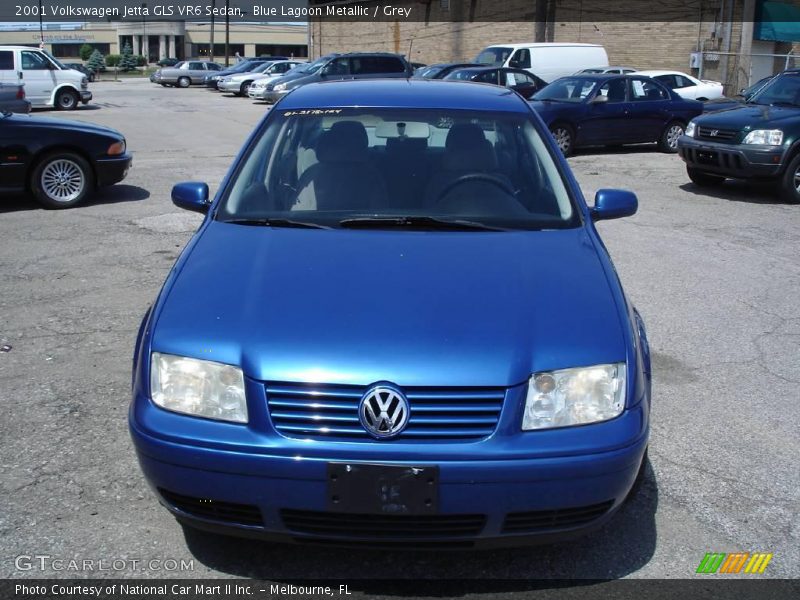 Blue Lagoon Metallic / Grey 2001 Volkswagen Jetta GLS VR6 Sedan