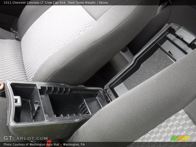 Steel Green Metallic / Ebony 2011 Chevrolet Colorado LT Crew Cab 4x4