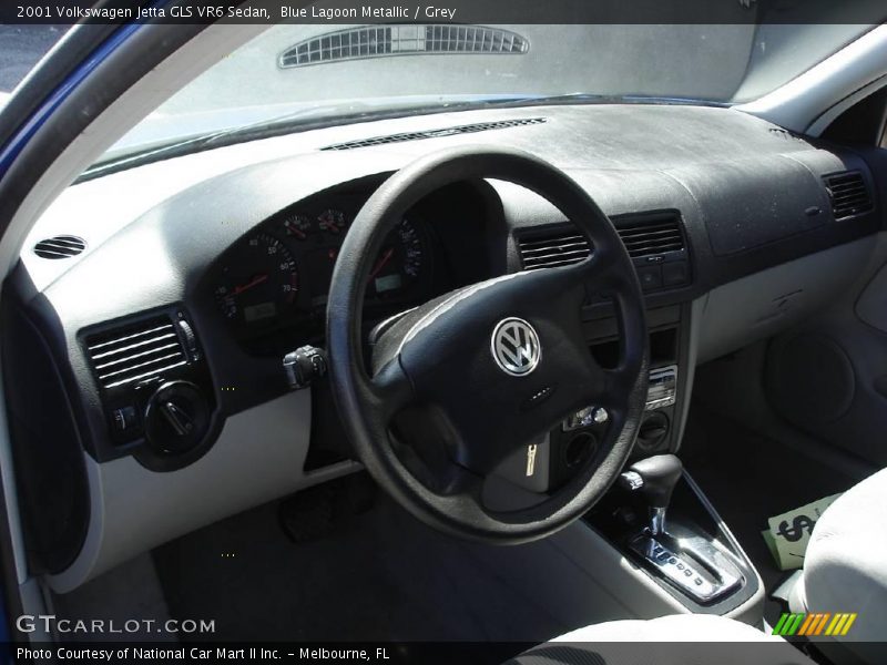 Blue Lagoon Metallic / Grey 2001 Volkswagen Jetta GLS VR6 Sedan