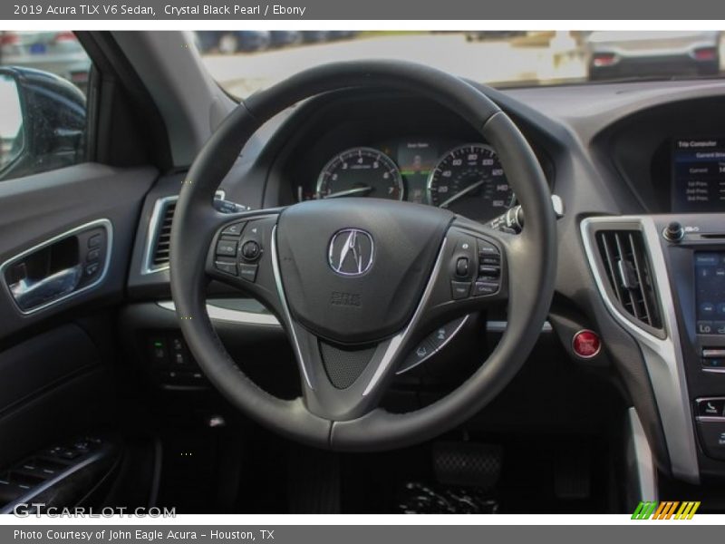 Crystal Black Pearl / Ebony 2019 Acura TLX V6 Sedan