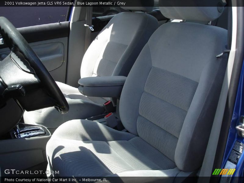 Blue Lagoon Metallic / Grey 2001 Volkswagen Jetta GLS VR6 Sedan