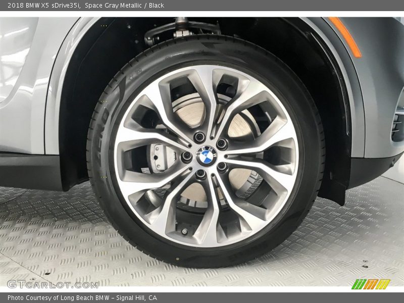 Space Gray Metallic / Black 2018 BMW X5 sDrive35i