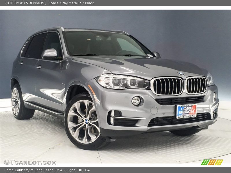 Space Gray Metallic / Black 2018 BMW X5 sDrive35i