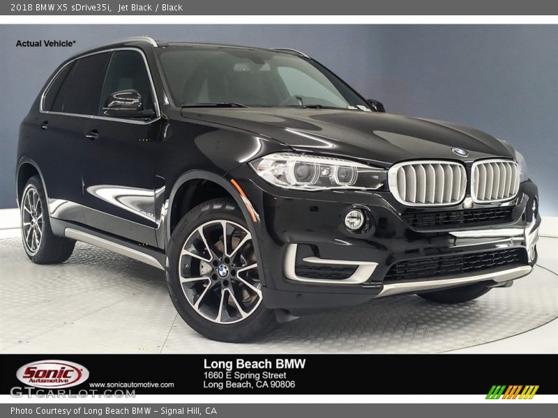 Jet Black / Black 2018 BMW X5 sDrive35i