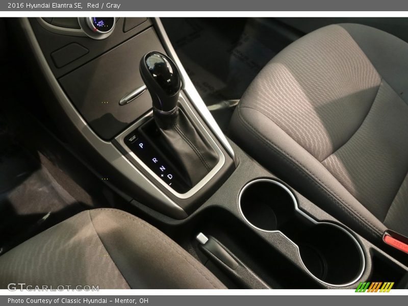 Red / Gray 2016 Hyundai Elantra SE