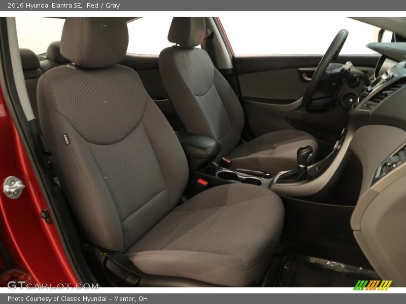 Red / Gray 2016 Hyundai Elantra SE