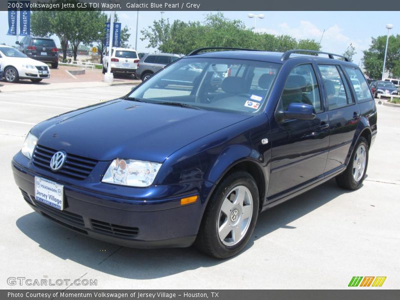 Galactic Blue Pearl / Grey 2002 Volkswagen Jetta GLS TDI Wagon