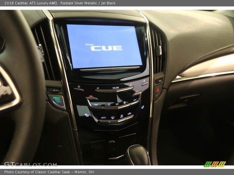 Radiant Silver Metallic / Jet Black 2018 Cadillac ATS Luxury AWD