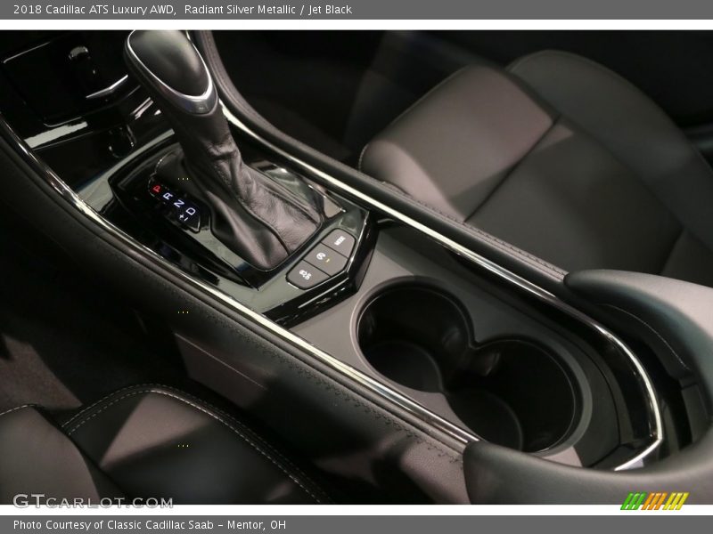 Radiant Silver Metallic / Jet Black 2018 Cadillac ATS Luxury AWD