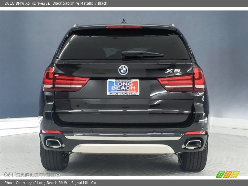 Black Sapphire Metallic / Black 2018 BMW X5 xDrive35i
