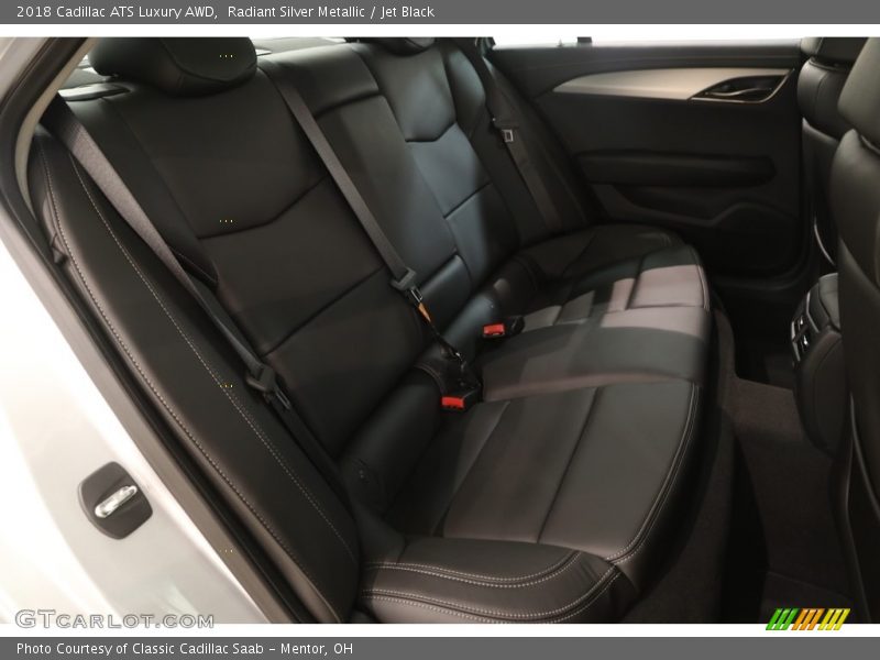 Radiant Silver Metallic / Jet Black 2018 Cadillac ATS Luxury AWD