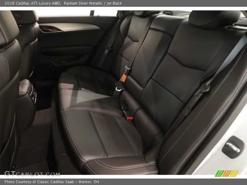 Radiant Silver Metallic / Jet Black 2018 Cadillac ATS Luxury AWD