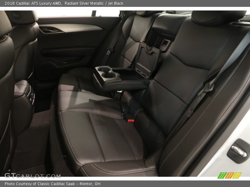 Radiant Silver Metallic / Jet Black 2018 Cadillac ATS Luxury AWD