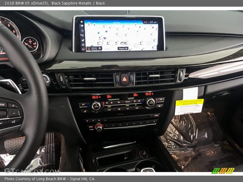 Black Sapphire Metallic / Black 2018 BMW X5 xDrive35i