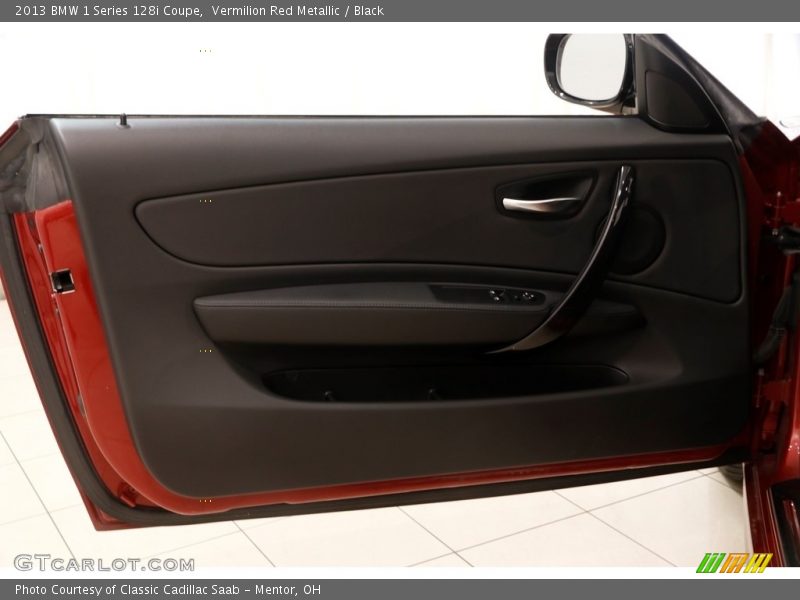 Vermilion Red Metallic / Black 2013 BMW 1 Series 128i Coupe