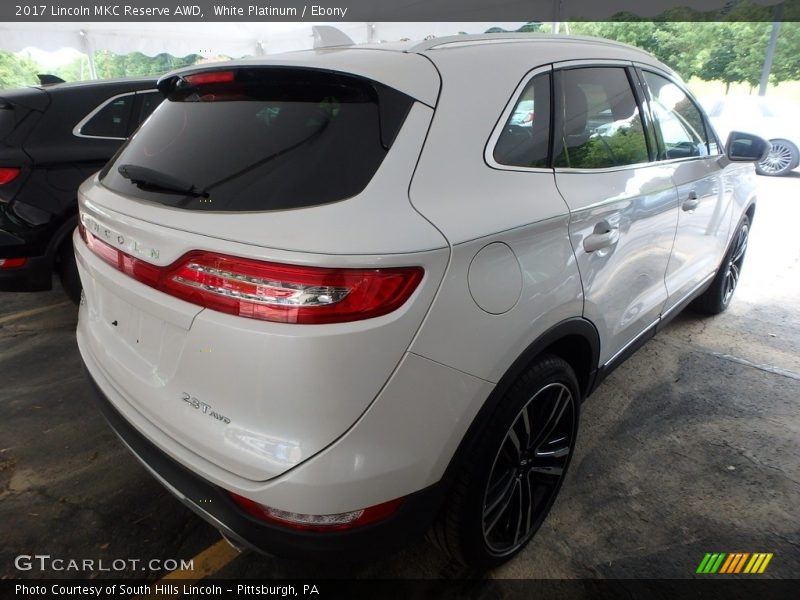 White Platinum / Ebony 2017 Lincoln MKC Reserve AWD