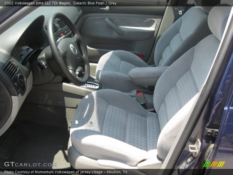 Galactic Blue Pearl / Grey 2002 Volkswagen Jetta GLS TDI Wagon