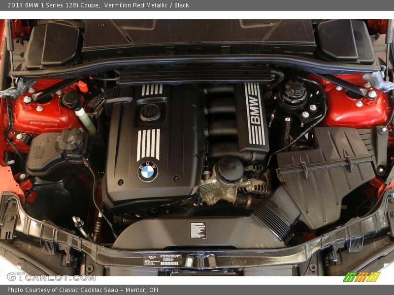 Vermilion Red Metallic / Black 2013 BMW 1 Series 128i Coupe