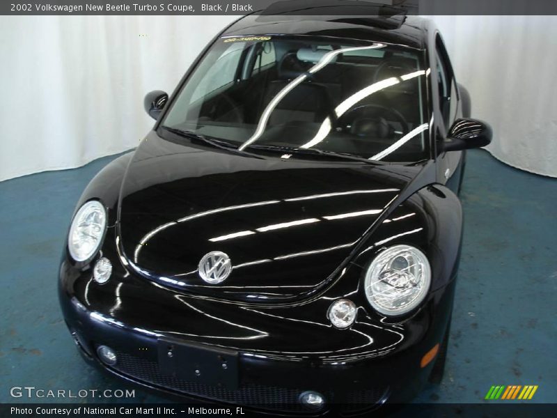 Black / Black 2002 Volkswagen New Beetle Turbo S Coupe