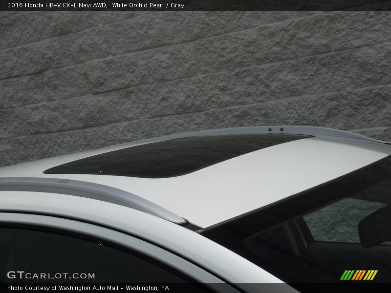 White Orchid Pearl / Gray 2016 Honda HR-V EX-L Navi AWD