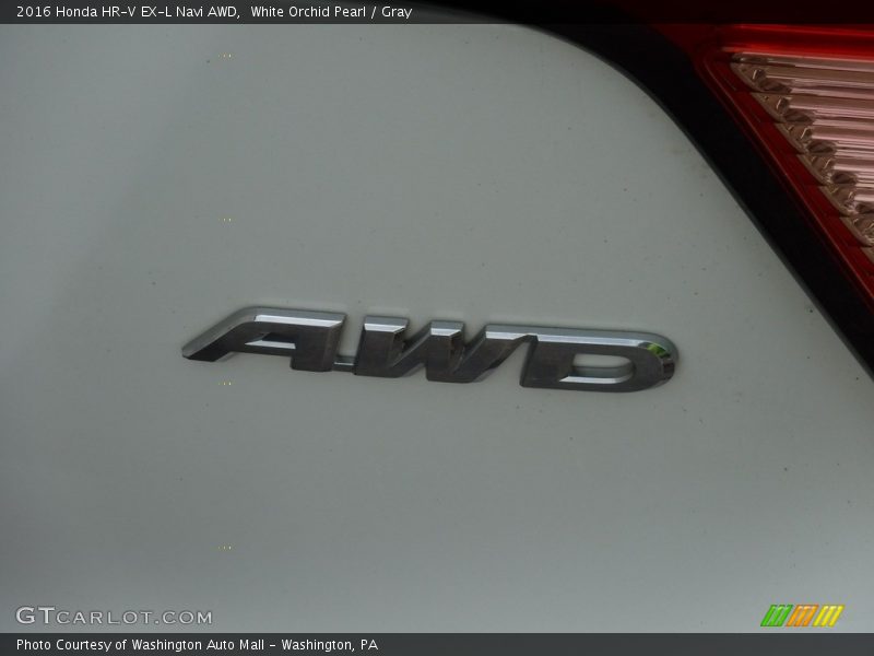 White Orchid Pearl / Gray 2016 Honda HR-V EX-L Navi AWD