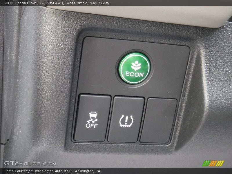 White Orchid Pearl / Gray 2016 Honda HR-V EX-L Navi AWD