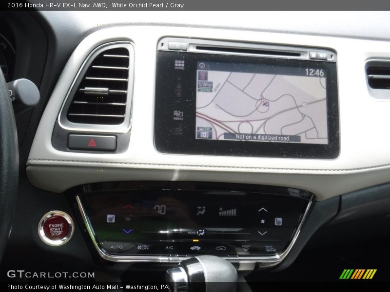 White Orchid Pearl / Gray 2016 Honda HR-V EX-L Navi AWD