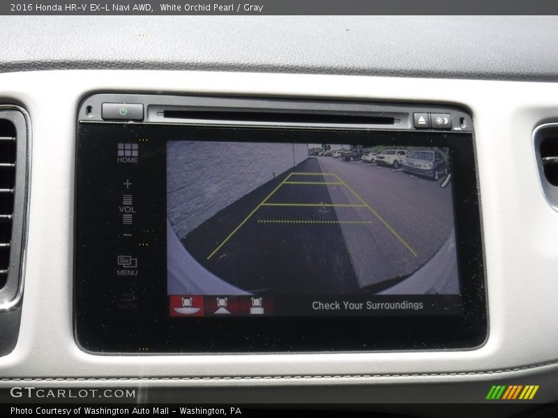 White Orchid Pearl / Gray 2016 Honda HR-V EX-L Navi AWD