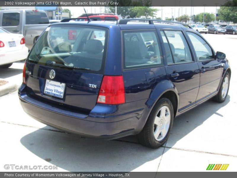 Galactic Blue Pearl / Grey 2002 Volkswagen Jetta GLS TDI Wagon