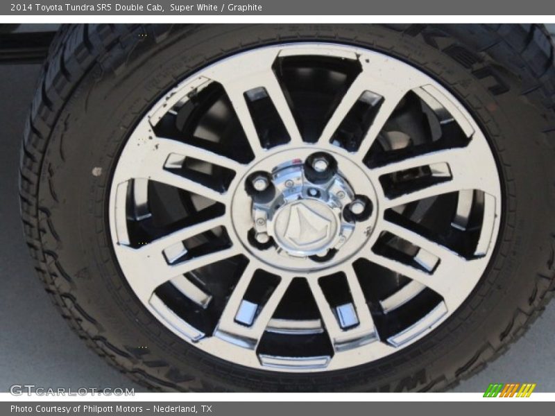 Super White / Graphite 2014 Toyota Tundra SR5 Double Cab