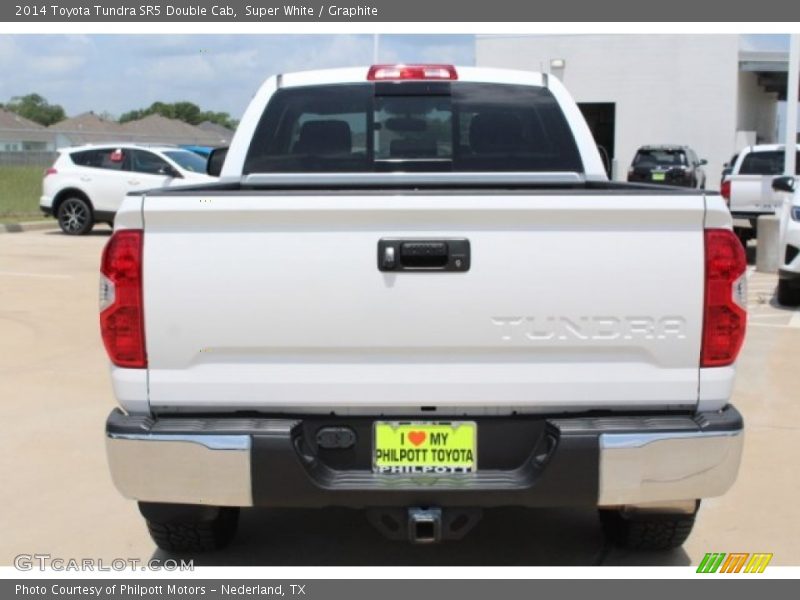 Super White / Graphite 2014 Toyota Tundra SR5 Double Cab