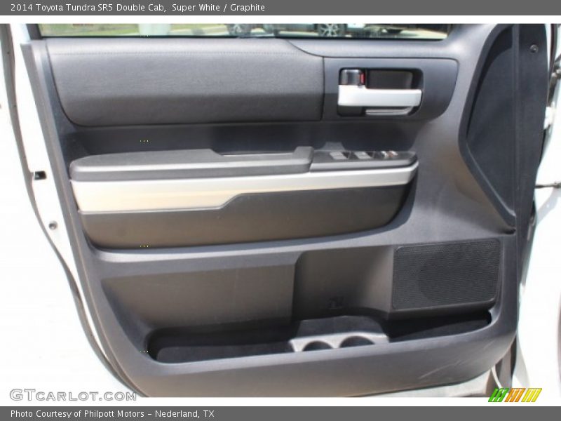 Super White / Graphite 2014 Toyota Tundra SR5 Double Cab