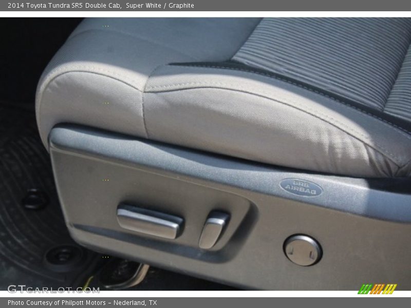 Super White / Graphite 2014 Toyota Tundra SR5 Double Cab