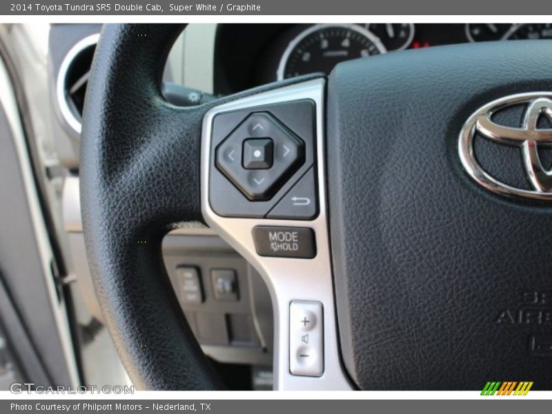 Super White / Graphite 2014 Toyota Tundra SR5 Double Cab