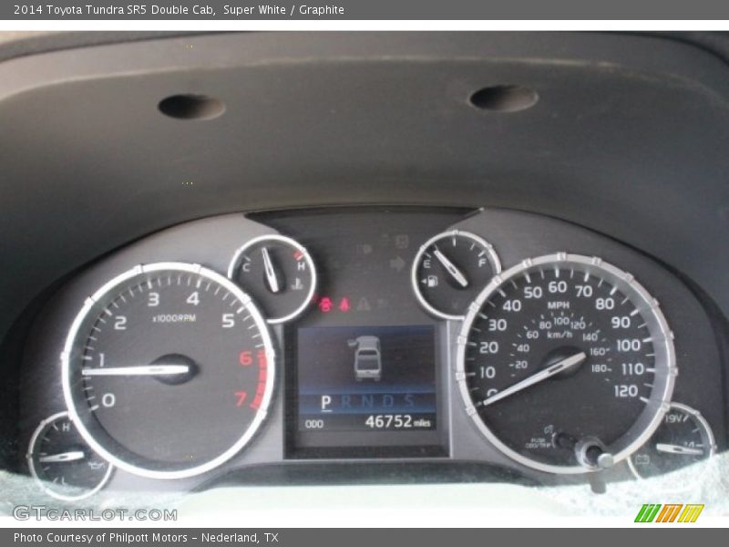 Super White / Graphite 2014 Toyota Tundra SR5 Double Cab