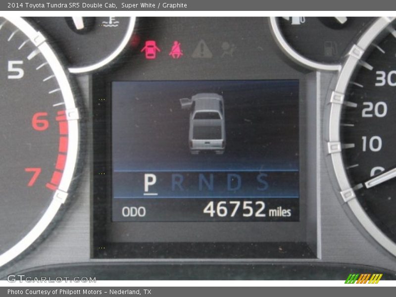 Super White / Graphite 2014 Toyota Tundra SR5 Double Cab