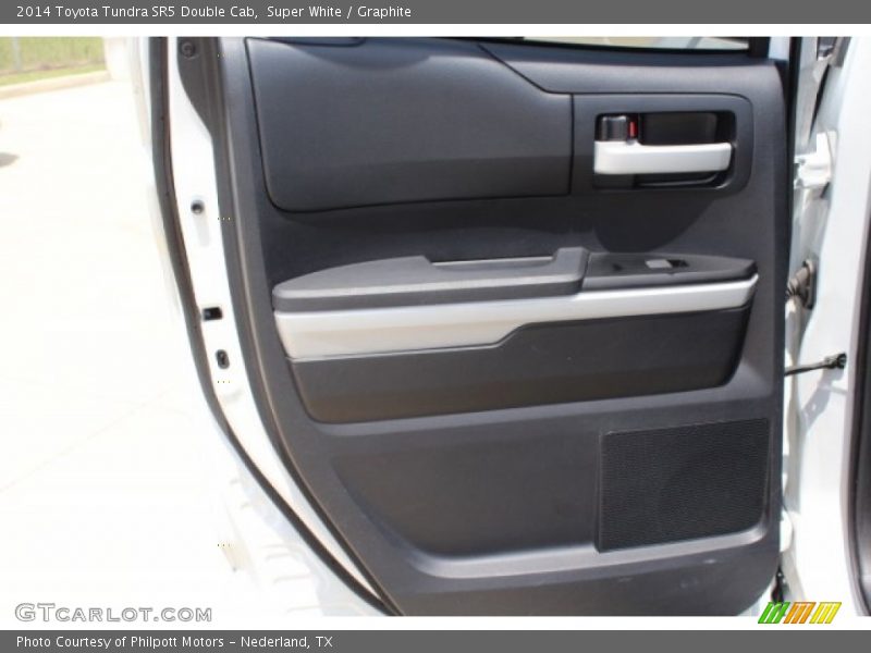 Super White / Graphite 2014 Toyota Tundra SR5 Double Cab