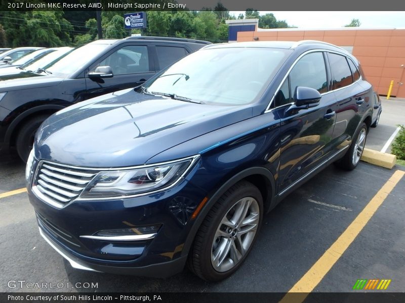 Midnight Sapphire / Ebony 2017 Lincoln MKC Reserve AWD