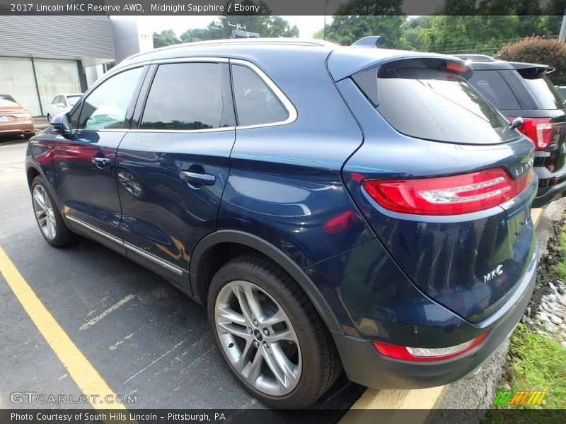 Midnight Sapphire / Ebony 2017 Lincoln MKC Reserve AWD