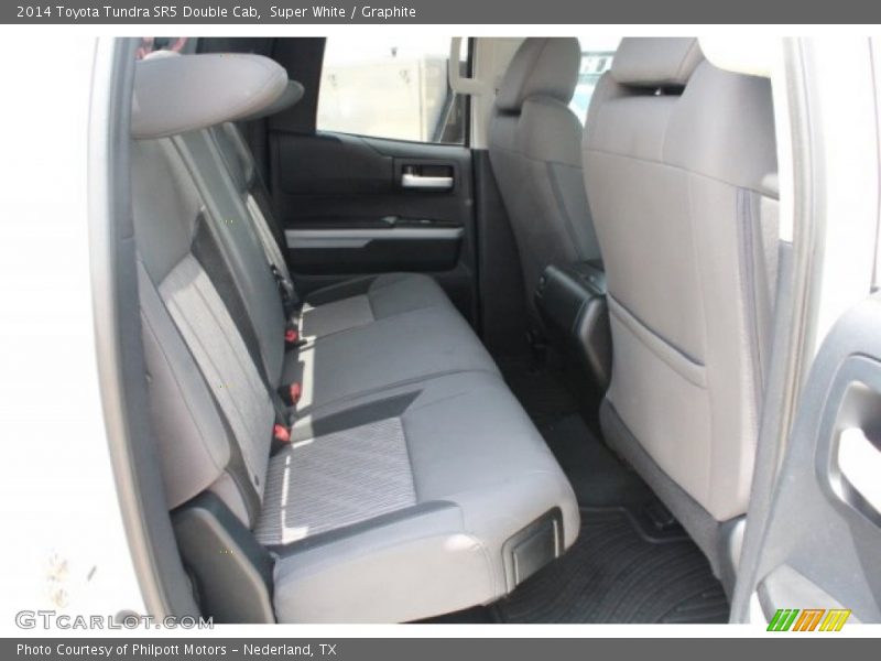 Super White / Graphite 2014 Toyota Tundra SR5 Double Cab