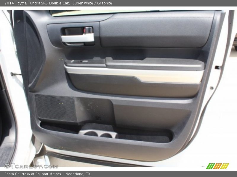 Super White / Graphite 2014 Toyota Tundra SR5 Double Cab