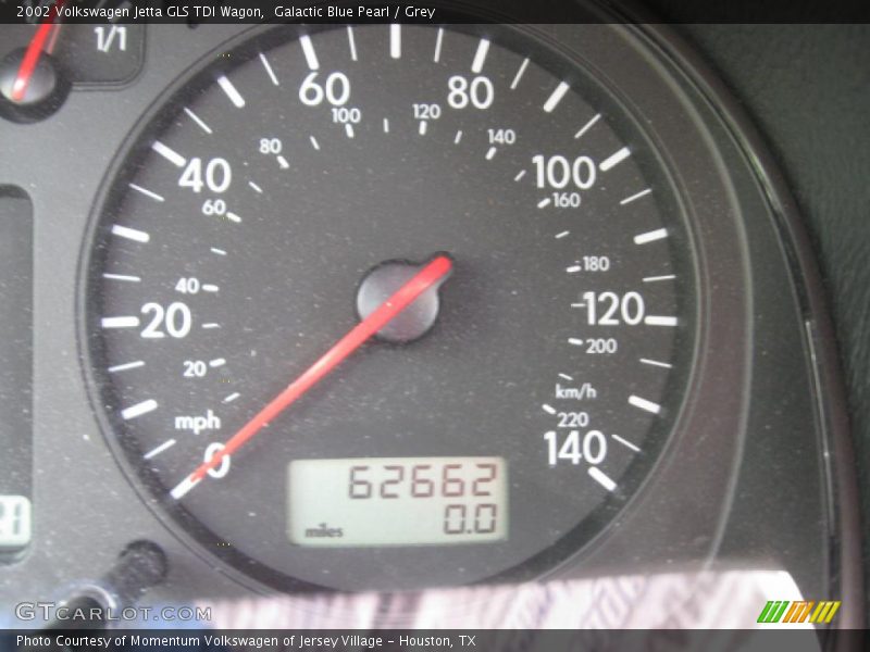 Galactic Blue Pearl / Grey 2002 Volkswagen Jetta GLS TDI Wagon