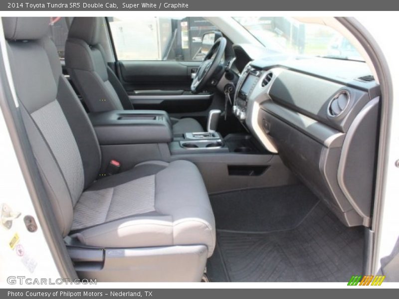 Super White / Graphite 2014 Toyota Tundra SR5 Double Cab