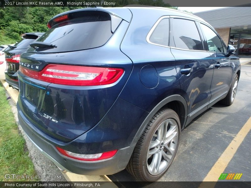 Midnight Sapphire / Ebony 2017 Lincoln MKC Reserve AWD
