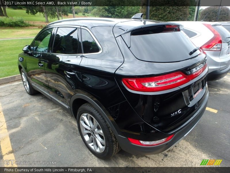 Black Velvet / Ebony 2017 Lincoln MKC Select AWD